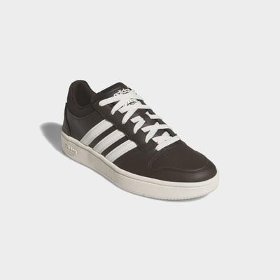 Sneaker ADIDAS SPORTSWEAR "HOOPS CLASSIC", Herren, Gr. 46, braun (auco, oweiß, oweiß), Synthetik, Schuhe Sneaker