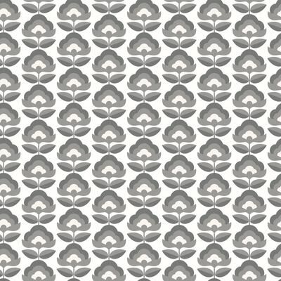 Hoopla Walls Retro Flower Chalkboard Peel and Stick Wallpaper - N/A