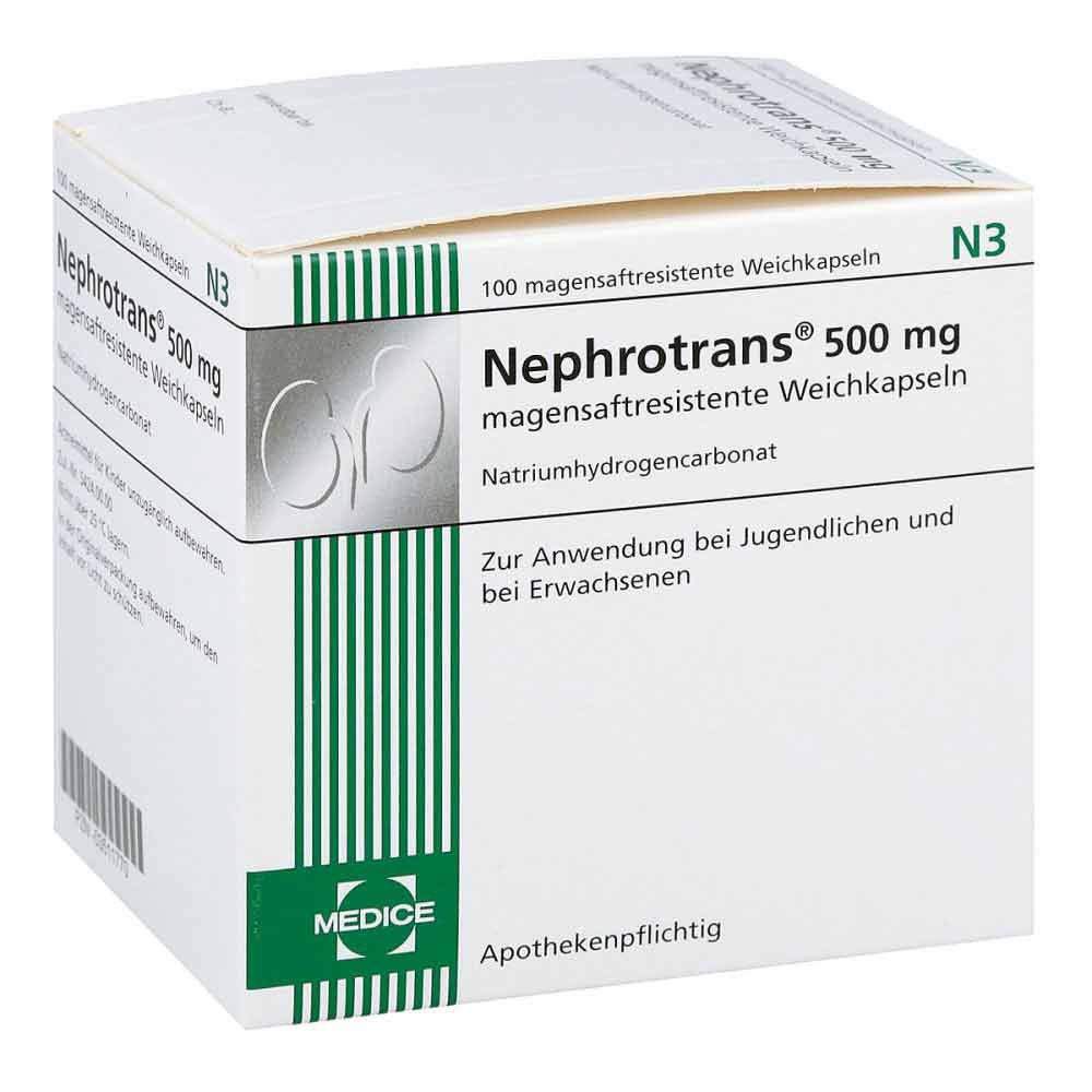 MEDICE Arzneimittel Pütter GmbH&Co.KG Nephrotrans 500mg 03511770