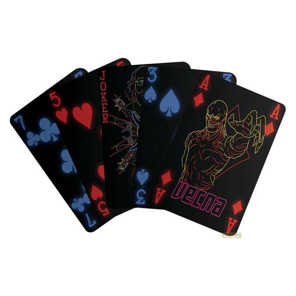 Fanattik Stranger Things Spielkarten Display (12) (FNTK-NFX-ST21-CDU)