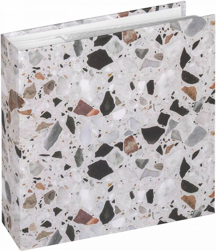 Walther ME-298-2 Album mémo Terrazzo stone black 200 photos 10x15 cm
