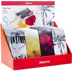 Aristo, Etui, Blechetui Pen Case Display 24, 24 Stk sortiert