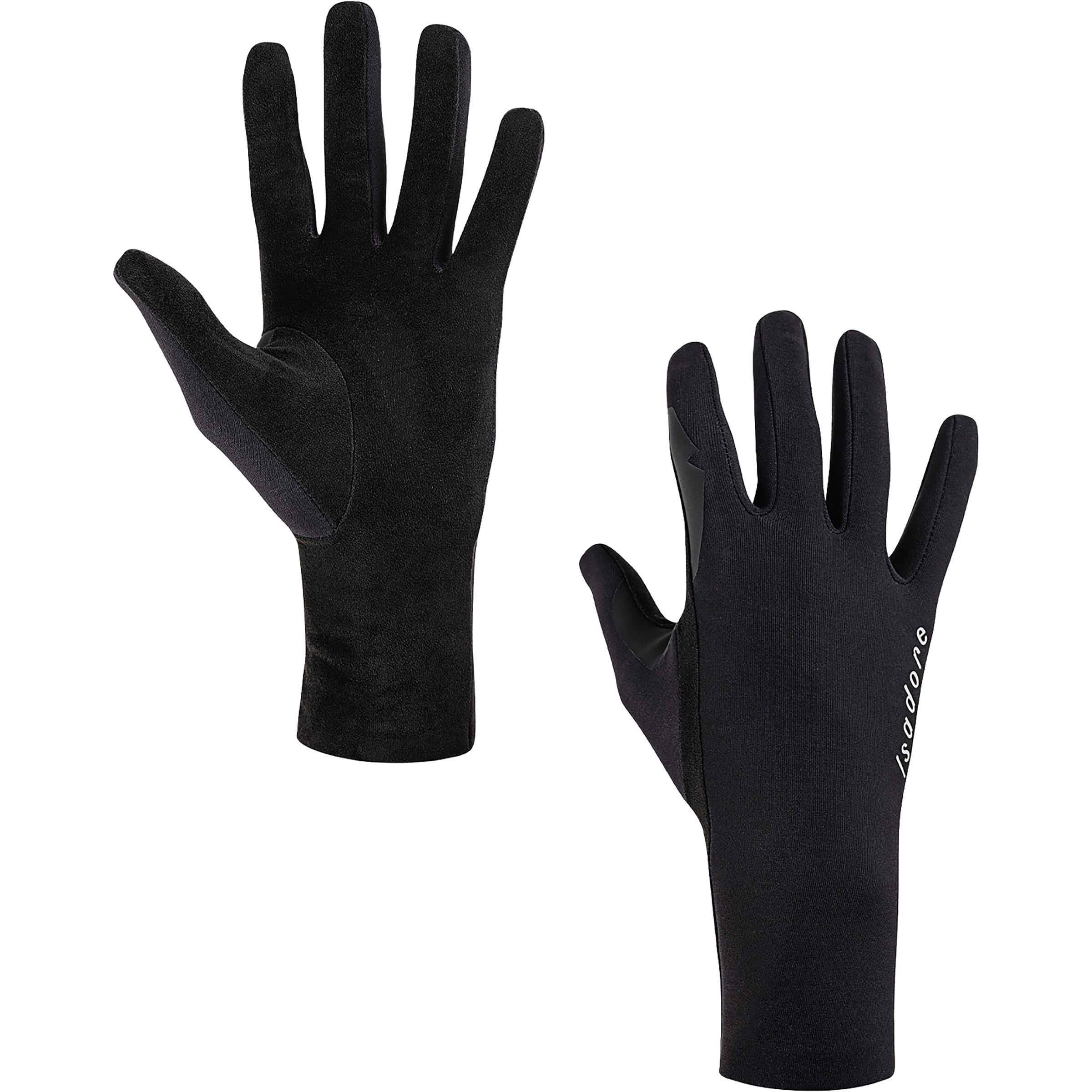 Isadore Autumn-Spring Fingerhandschuhe schwarz Größe M Gravel | Rennrad Widerstandsfähig Wasserabweisend