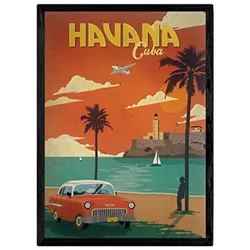 POSTER Havanna Kuba A3 Rahmenlos