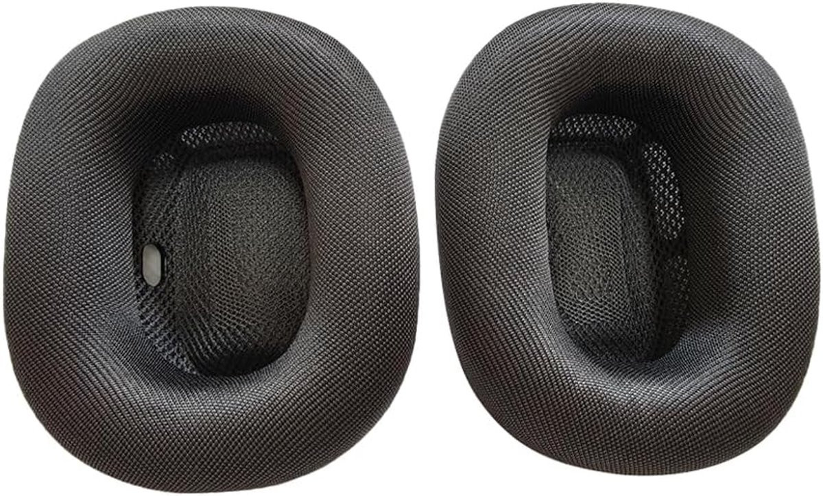 Donkergrijze oorkussens voor AirPods Max over-ear hoofdtelefoon