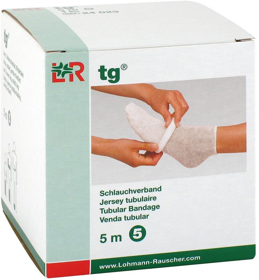 Tg Schlauchverband weiss 5 m Größe 5 24023 1stk