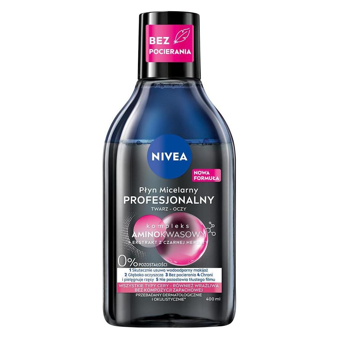 NIVEA Micellair Skin Breathe Professional Micellar Liquid - Makeup Waterproof 400Ml (Gesichtswasser, Mizellenwasser, 400 ml) (0188514)