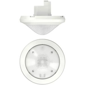 Theben Präsenzmelder theRonda P360-110 DALI UP WH, 360°, 24 m Reichweite, außen IP54, Unterputz