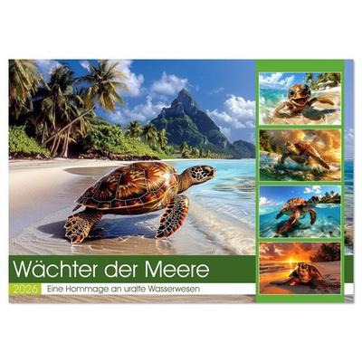 Wächter der Meere (Wandkalender 2026 DIN A2 quer), CALVENDO Monatskalender