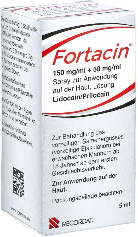 Fortacin 150 mg/ml + 50 mg/ml Spray zur Anw.a.Haut