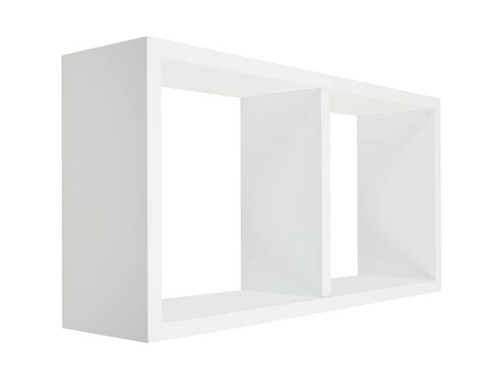 Dekoregal Cube Yasmine Weiss 59 × 30 × 15 cm