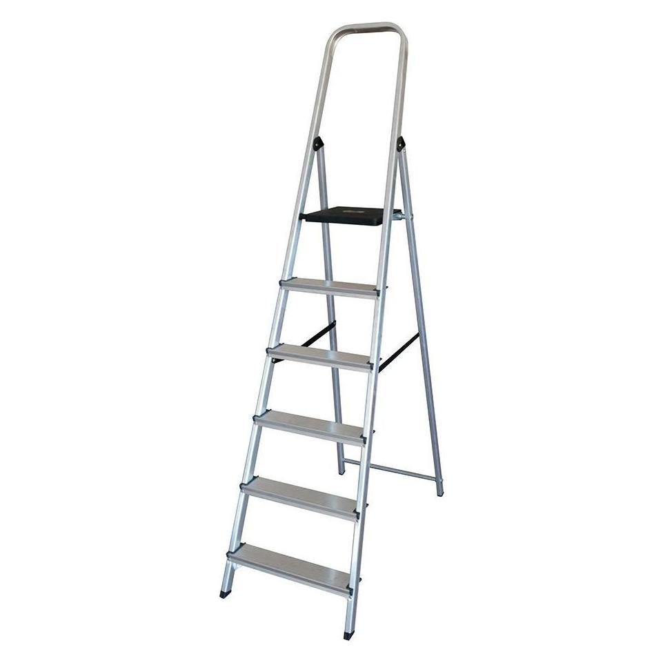 EDM Haushaltsleiter Aluminium 6 Sprossen (48 cm) (34789077)