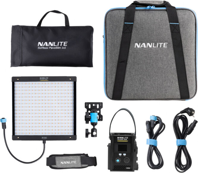Panneau lumineux à LED NANLITE PavoSlim 60B Bi-Color