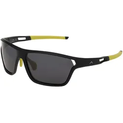 Elbrus, Unisex, Sportbrille, NEVIS II Brille (Black, Citronelle, Schwarz), Schwarz, Gelb