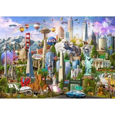 Brain Tree - American Pride 1000 Pieces Jigsaw Puzzle for Adults
