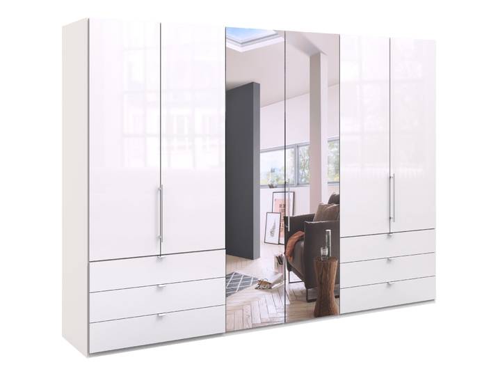 Kleiderschrank Folt weiss Holzwerkstoff B 300 cm - Kleiderschrank