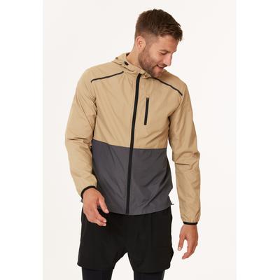 Outdoorjacke ENDURANCE "Hugoee", Herren, Gr. 3XL, beige, 100% Polyester, mehrfarbig, normal, ohne Ausschnitt, Jacken Outdoorjacke, aus winddichtem Material