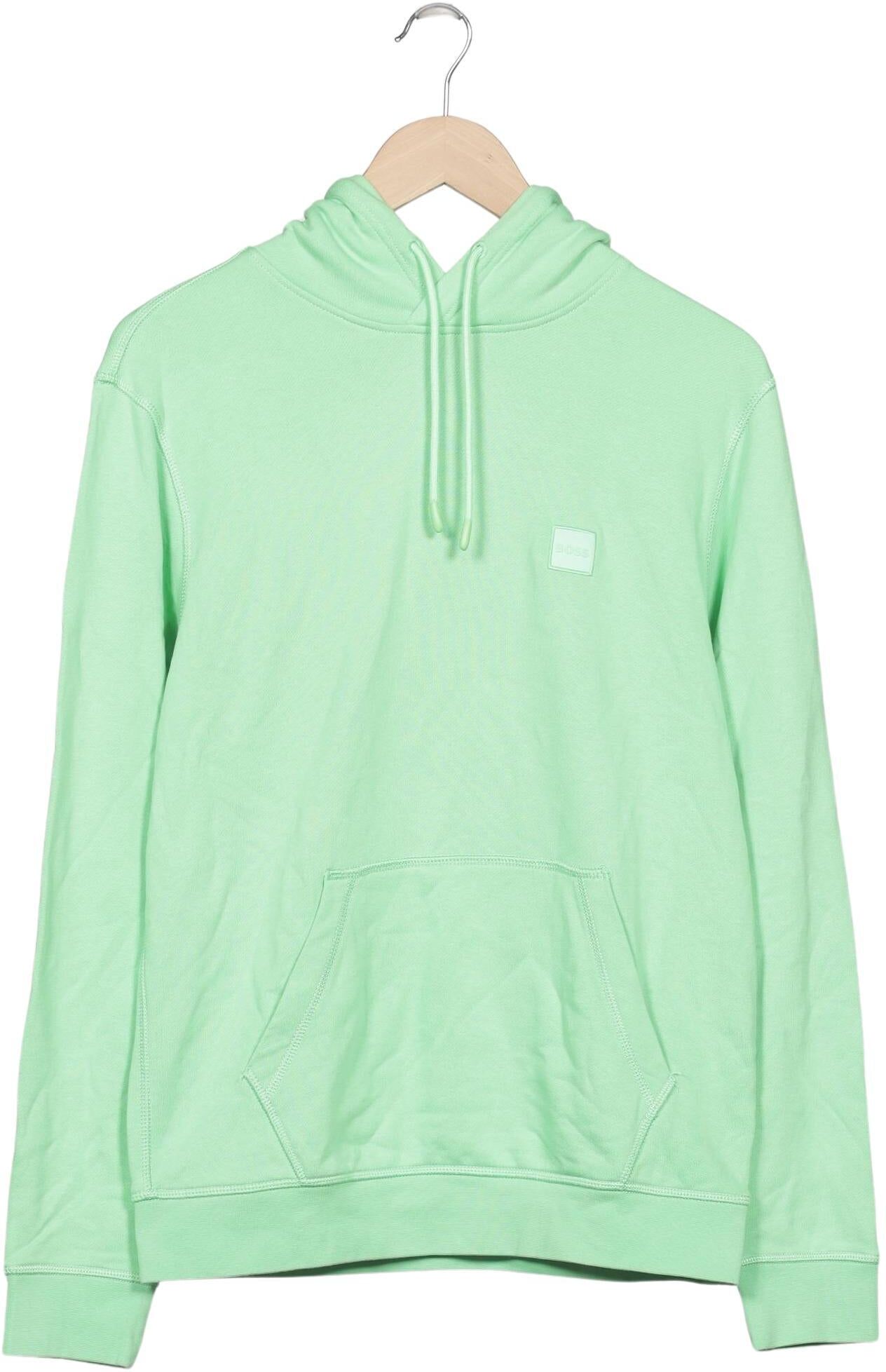Boss Orange Herren Kapuzenpullover, Hellgrün, Gr. XS, Baumwolle - Second Hand