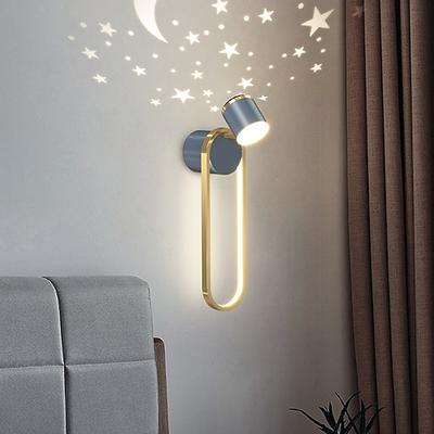 led wandleuchte wandleuchte hintergrund projektionslicht modern schlafzimmer nachttischlampe kunstdesigner personalisiert kreativ wohnzimmer