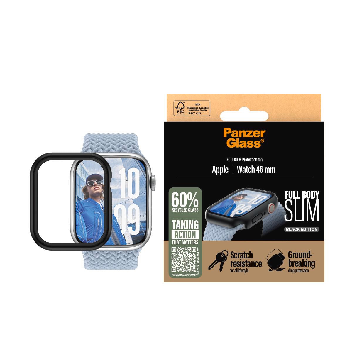 PanzerGlass Snappie Full Body Slim Black Apple Watch Ultra 2024