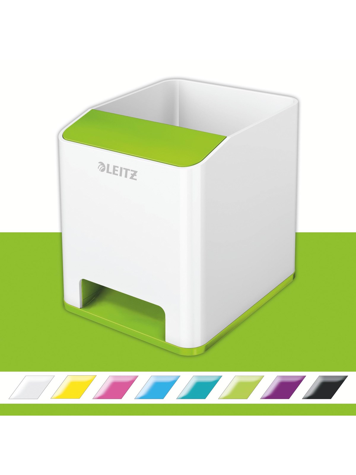 Leitz WOW Sound Stifteköcher Duo Colour Grün