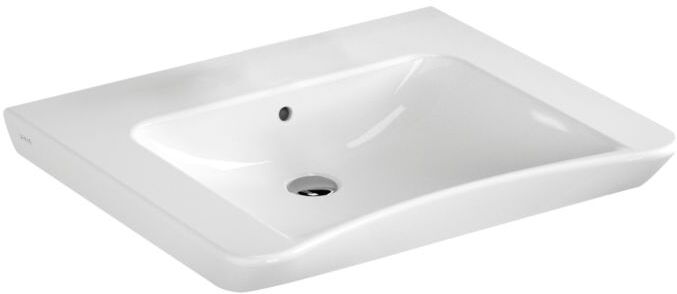 VitrA Conforma Waschtisch 5291B003-0012 65x56cm, weiß, Überlauf/ohne Hahnloch
