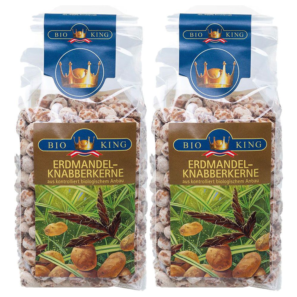 BioKing Erdmandel-Knabberkerne 2x250 g Kerne