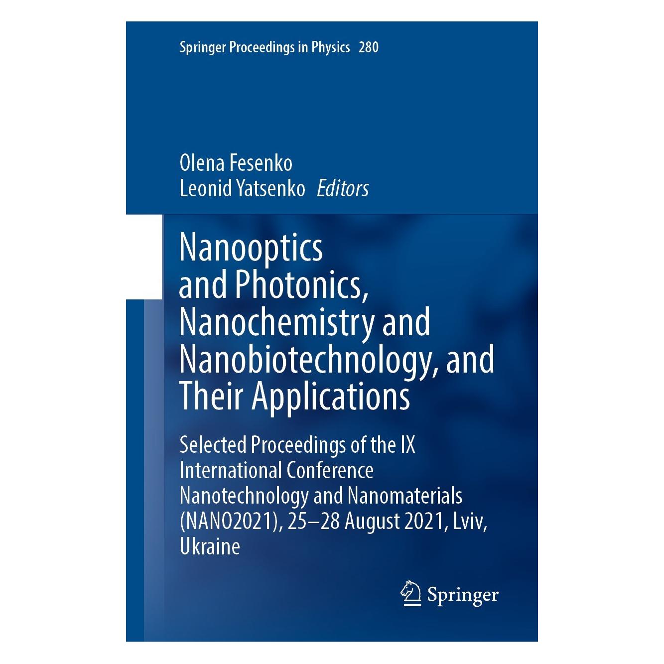 Springer Nanooptics and Photonics, Nanochemistry (Englisch, Hardcover, Leonid Yatsenko, Olena Fesenko) (9783031181030)