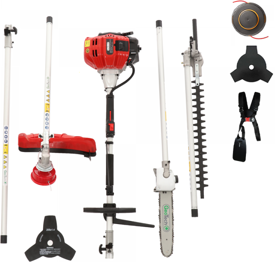 GeoTech GT-2 52 L - Decespugliatore a scoppio multifunzione