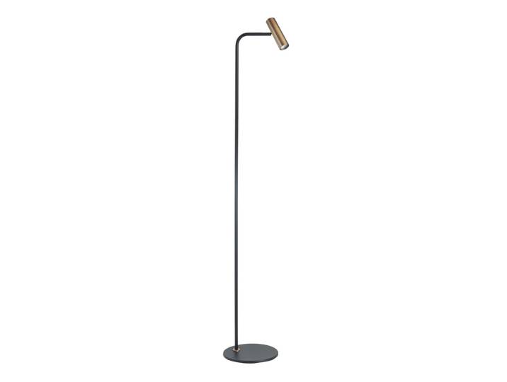 Vloerlamp Trend zwart met koper brons Highlight - V4731.32
