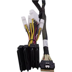 Microchip ACK I SLIMSASX8 4SFF 8639X2 U.3 (80 cm, SlimSAS), Interne Kabel (PC)