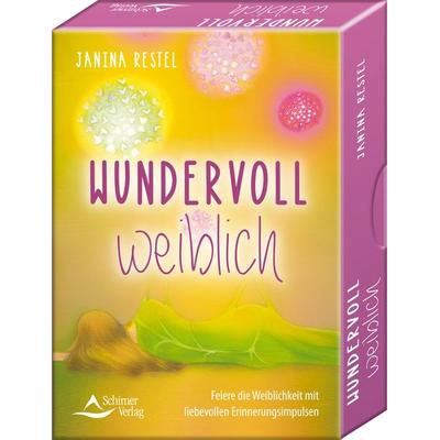 Wundervoll weiblich - Feiere die Weiblichkeit mit liebevollen Erinnerungsimpulsen, Gebundene Ausgabe von Janina Restel, Schirner, 978-3-8434-9209-6