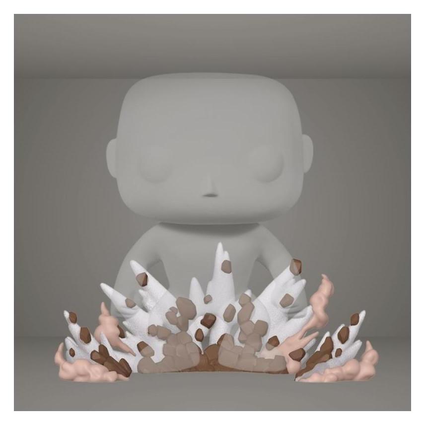 Funko Earth POP! Elements Vinyl Figur Dirt/Rock 5 cm (FUPS0392)