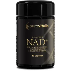 Purovitalis NAD+ Booster (NR & Vitamin B3) 30 St