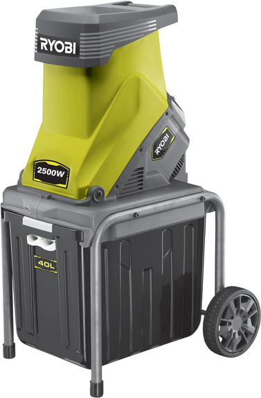Ryobi RSH2545B - Elektrischer Häcksler - 40 Liter Fangbkorb - Schnittdurchmesser 45 mm - 2500 W