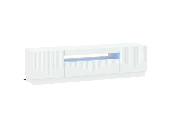 Vidaxl Led Tv Cabinet White Engineered Wood