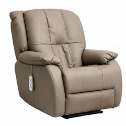 Happy Home Massagesessel Elektrischer Massagesessel mit Rücken- & Beinanhebung, 3D-Mechanismus HWP73-BRN