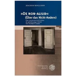 »De NON-ALIUD« (Über das Nicht-Andere), Schulbücher von Joachim Ringleben
