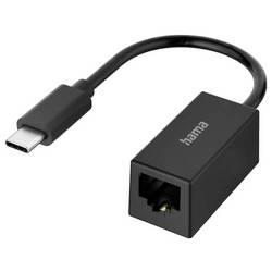 Hama USB 2.0 Adapter [1x USB-C® - 1x RJ45-Buchse] Hama Netzwerk-Adapter, USB-C-Stecker - LAN/Ethernet-Buchse, 2,5 Gigabit Ethernet 0 cm 00200360