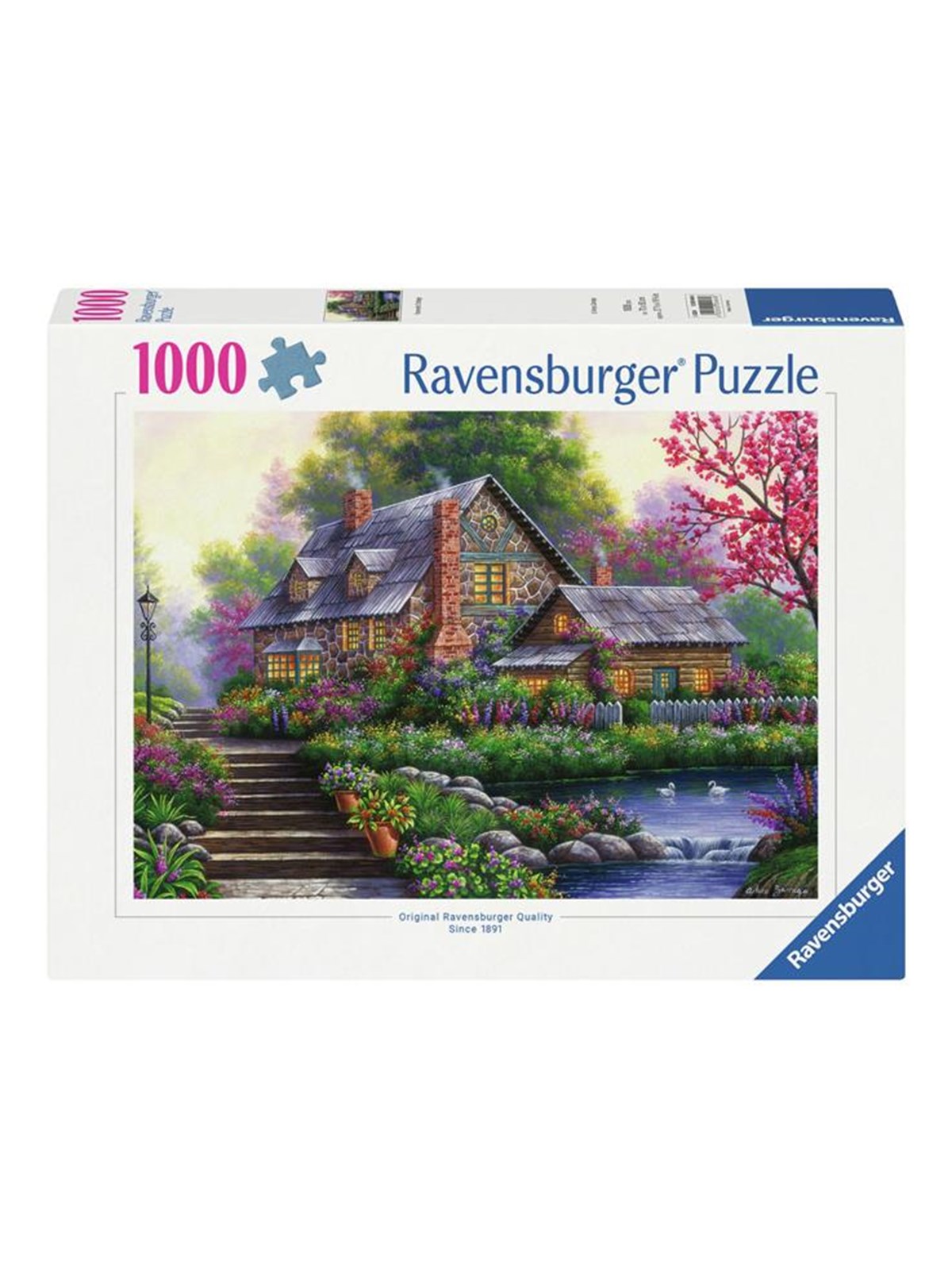 Ravensburger Jigsaw Puzzle Romantic Cottage 1000 pcs. 2D Puzzles