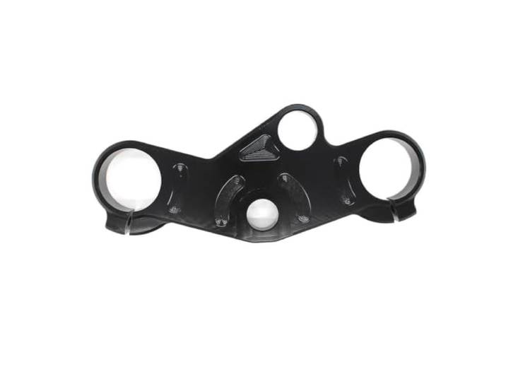 Obere Gabelbrücke， Für GSXR1000 2001-2002 CNC Obere Gabelbrücke Baum Halterung Gabeln 50 MM Motorrad Zubehör Gabelführung Gabelbrücke，(Black)