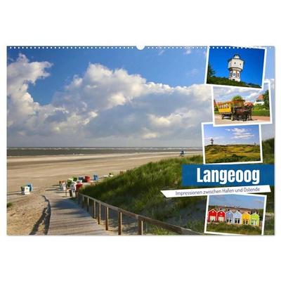 Langeoog 2026. Impressionen zwischen Hafen und Ostende (Wandkalender 2026 DIN A2 quer), CALVENDO Monatskalender