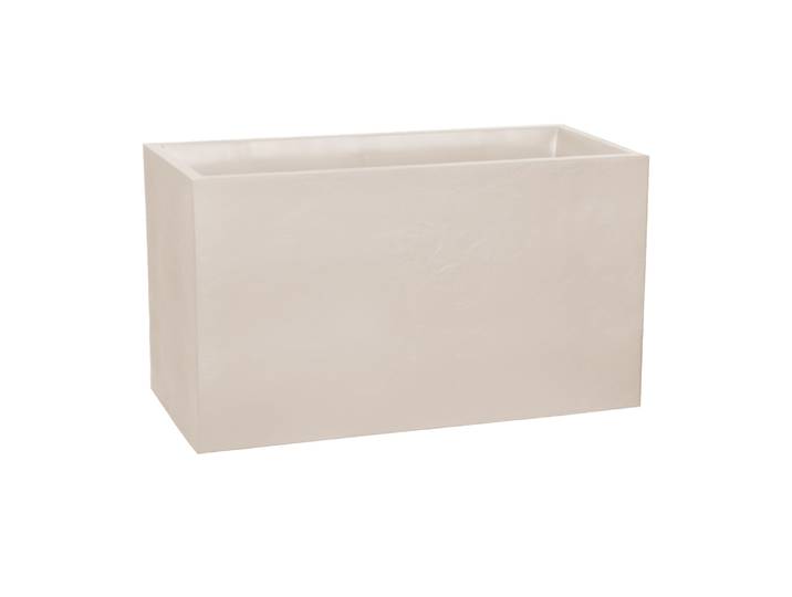 Jardinière muret Volcania 100cm 99,5x39,5x60cm 116L beige calcaire