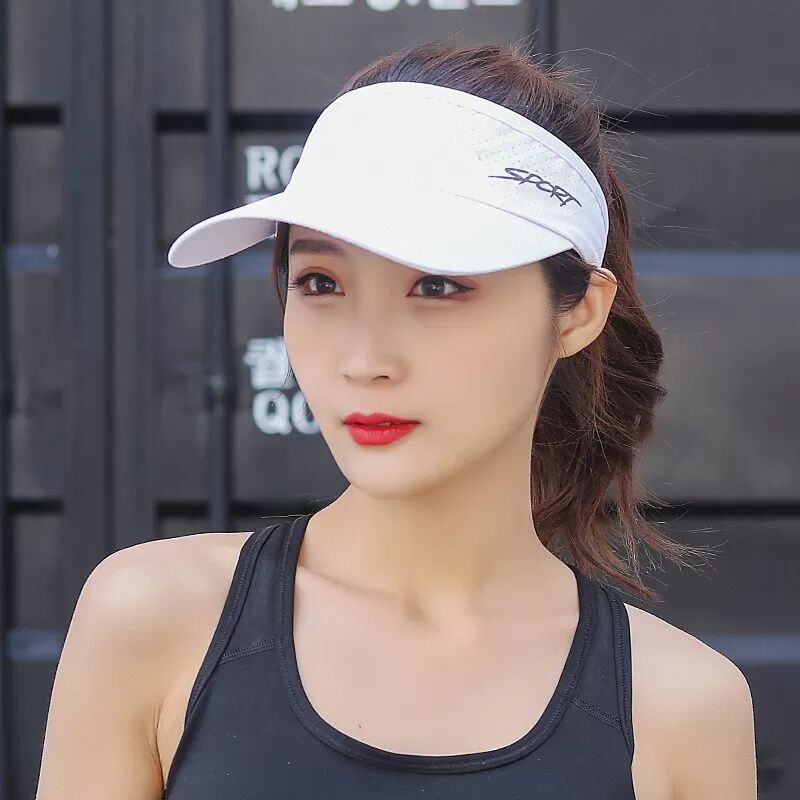 INF Casquette visière pour le golf, le baseball, la randonnée et les activités de plein air Blanc