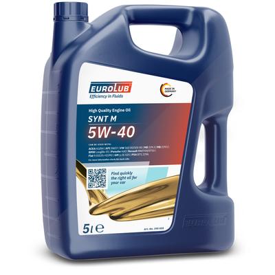 Eurolub 5 L SYNT M SAE 5W/40 [Hersteller-Nr. 395005] für Chevrolet, Chrysler, Mercedes-Benz, Piaggio, Alfa Romeo, Maserati, Smart, Mini, Land Rover, H