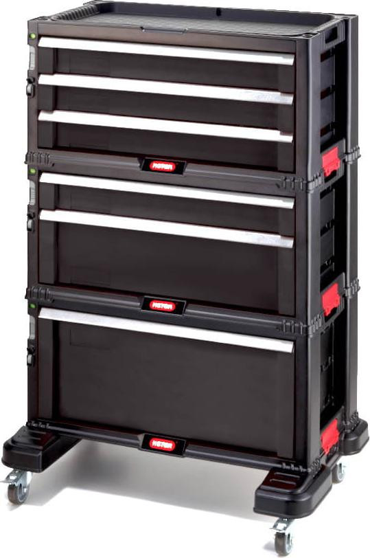 Keter Tool Chest Set Gereedschapskast met 6 laden, B/D/H: 56,2 x 74,2 x 28,9 cm