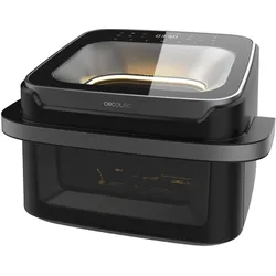 Cecotec Heissluftfritteuse Cecofry Advance 10000 Full Vision 10L 2200W Schwarz 12 Menüs, Fritteuse, Schwarz