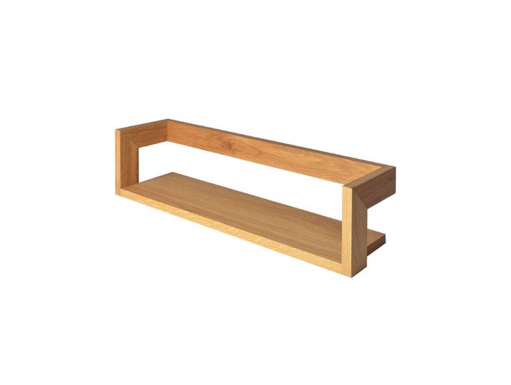 Wand-Regal Lin Mogunto braun, Designer Marcus Hofbauer, 60x15x15 cm