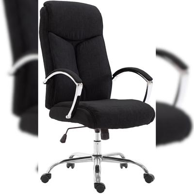 CLP Bürostuhl Arlen Stoff Stoff HBT: 115x65x73 cm schwarz