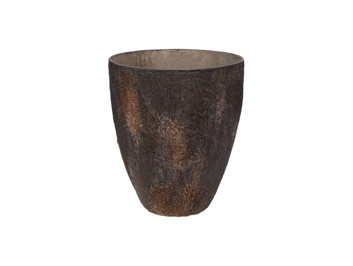 Hochwertiger In-/Outdoor Blumentopf „Oyster Bernd“ Imperial Brown Ø 53 x 60 cm Pottery Pots